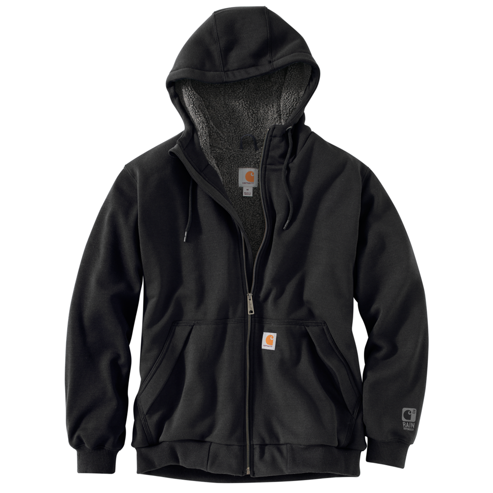 Carhartt Rain Defender™ Relaxed Fit Midweight Sherpa-Lined Full-Zip Sweatshirt