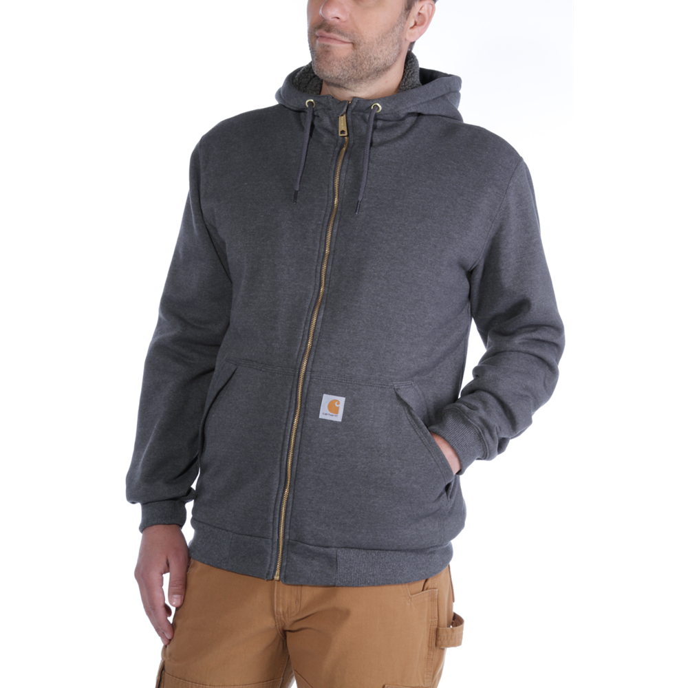 Carhartt Rain Defender™ Relaxed Fit Midweight Sherpa-Lined Full-Zip Sweatshirt