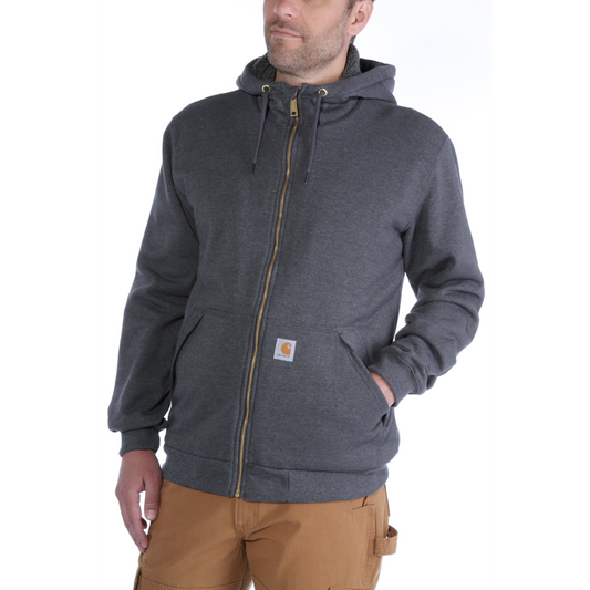 Carhartt Rain Defender™ Relaxed Fit Midweight Sherpa-Lined Full-Zip Sweatshirt