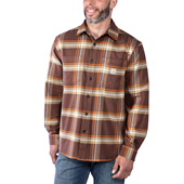 Carhartt RUGGED FLEX Relaxed Fit Midweight Long sleeve Plaid shirt (105945)
