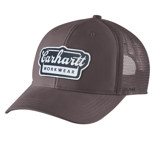 Carhartt Rugged Flex Twill Mesh Back Script Patch Cap