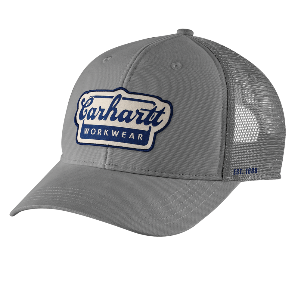 Carhartt Rugged Flex Twill Mesh Back Script Patch Cap