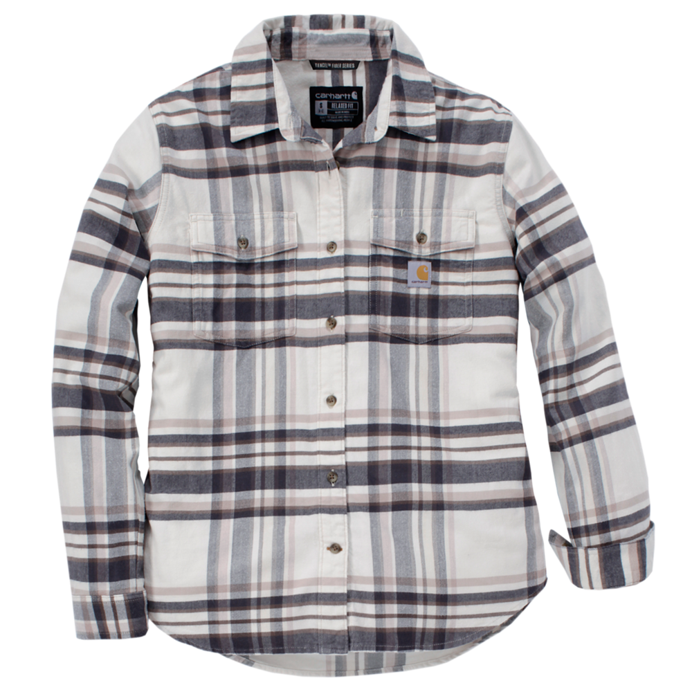 Carhartt WOMENS TENCEL™Fibre series Relaxed fit Long-sleeve flannel shirt
