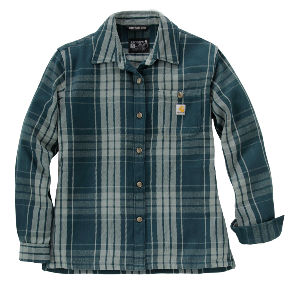 Carhartt WOMENS TENCEL™Fibre series Loose Fit Twill Plaid Shirt