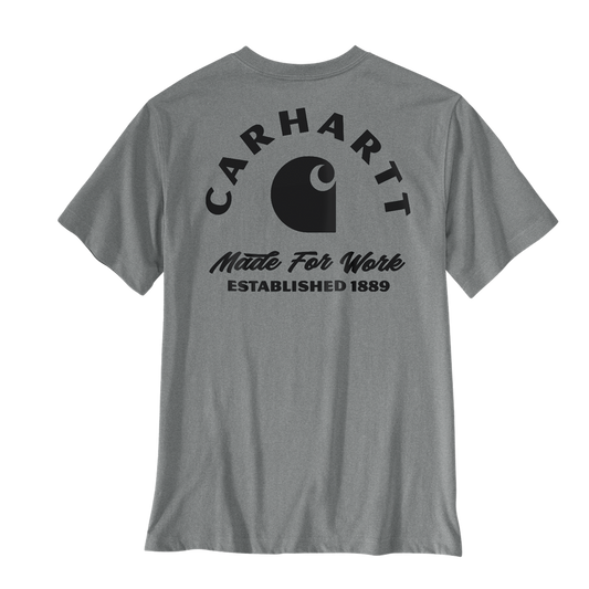 **NEW** Carhartt Irvine Relaxed Work Logo T-Shirt