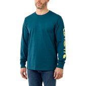Carhartt RELAXED FIT LONG SLEEVE LOGO T-Shirt (EK231)