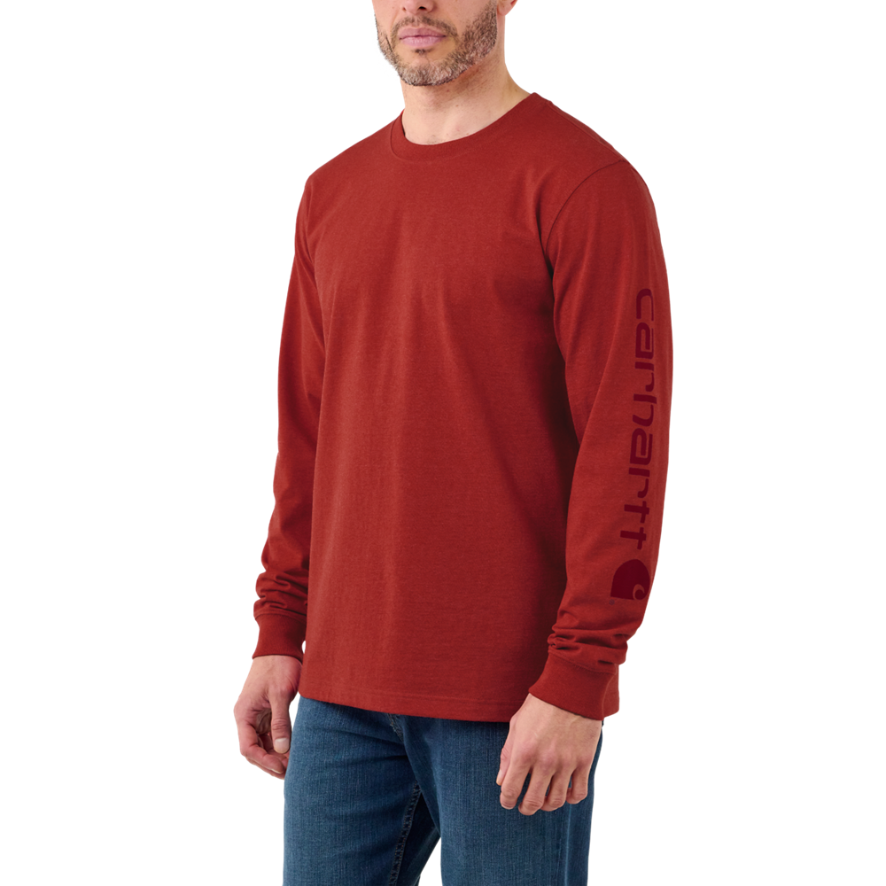 Carhartt RELAXED FIT LONG SLEEVE LOGO T-Shirt (EK231)