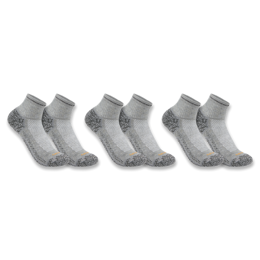*NEW* Carhartt FORCE Midweight Quarter Sock 3 pack