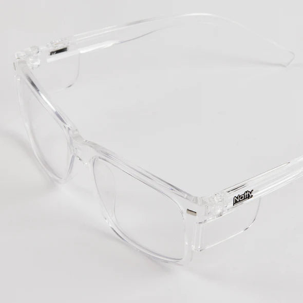 Natty Kenneth Safety Glasses, Clear, Clear Lens