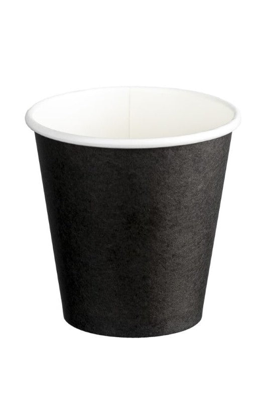 Single Wall PE Paper Cups Black