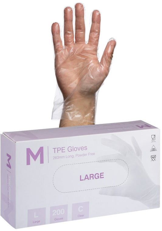 MPH29060 TPE Clear Gloves 2.0g 200's