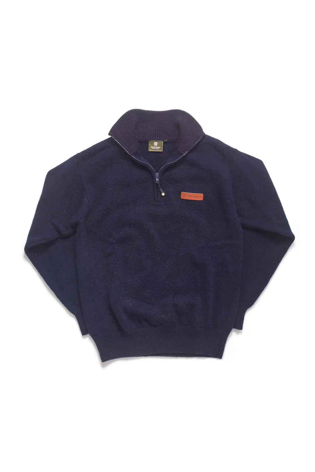 Norseman Stockman Quarter Zip Jersey, 100% Wool