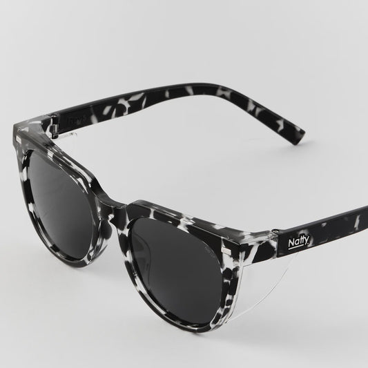 Natty Roys Black Tortoise Polarised Safety Glasses