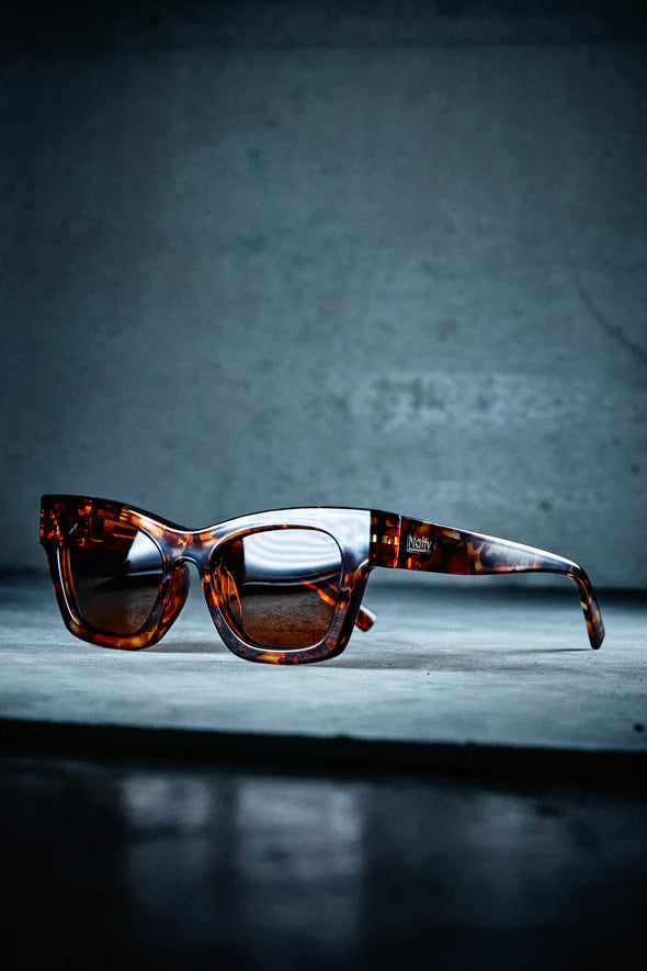Natty Browse Hazel Tortoise Frame / Brown Lens Polarised Safety Glasses