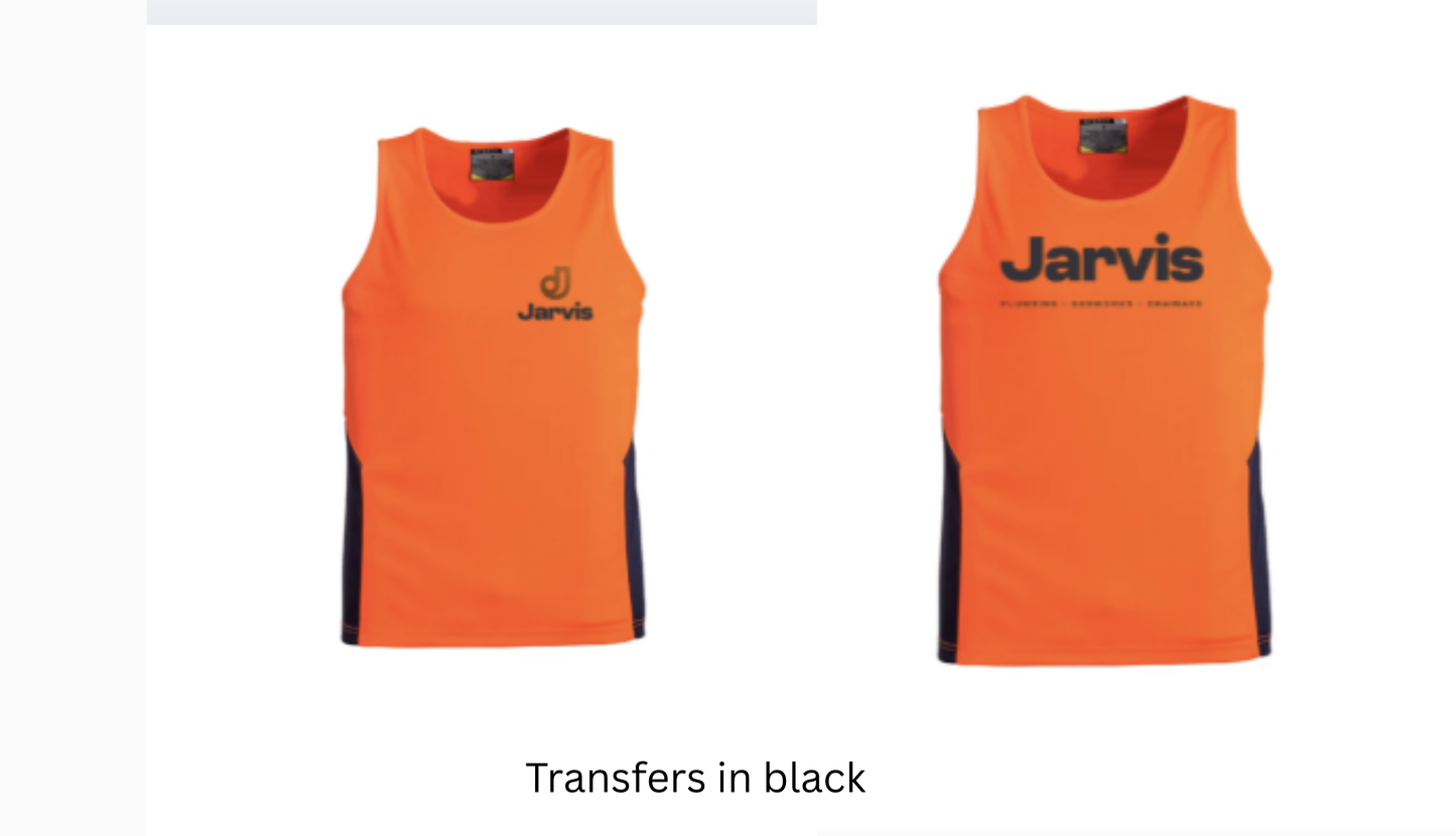 "Jarvis"ZH239 Squad Singlet”