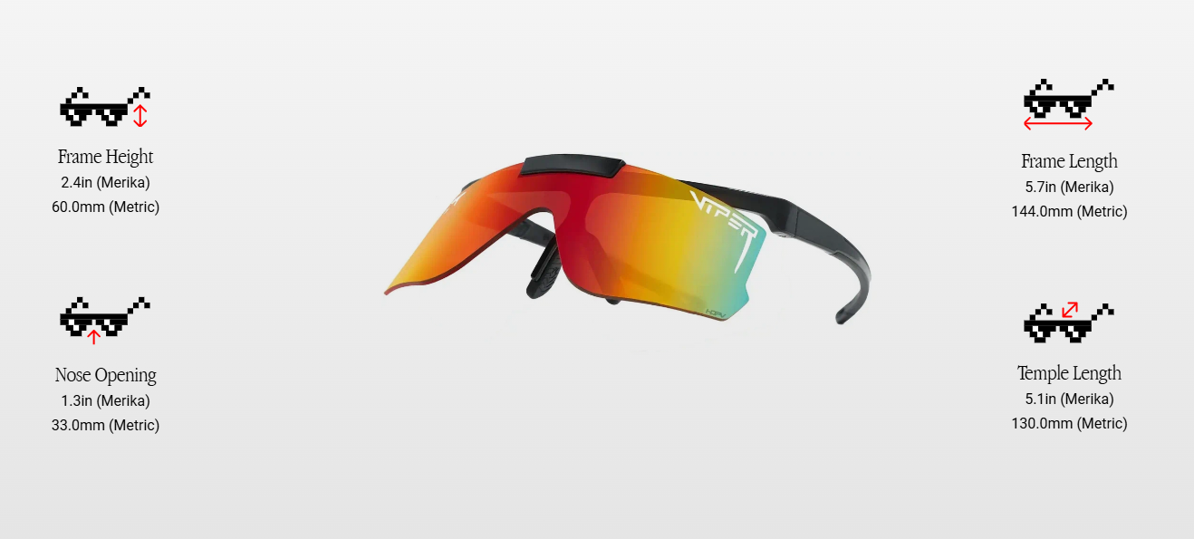 *NEW* Pit Viper - The Exec Flip-Offs - Polarized Rainbow