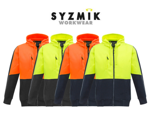 Unisex Hi Vis Full Zip Hoodie ZT485