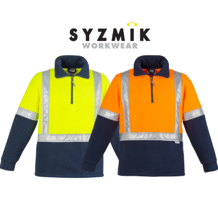 Mens Hi Vis Fleece Jumper - H Taped ZT462