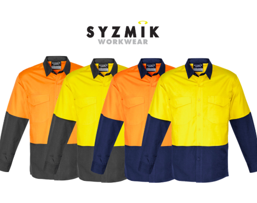ZW128 Mens Rugged Cooling Hi Vis Spliced Shirt