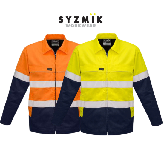 ZJ590 - Mens Hi Vis Cotton Drill Jacket