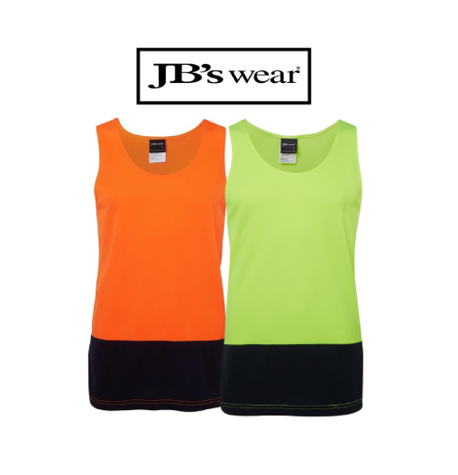 JB's Hi Vis Traditional Singlet