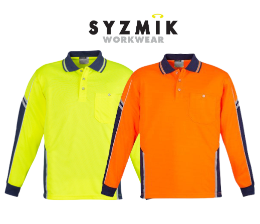 ZH238  Long Sleeve Squad Polo