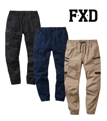 Cuffed Elastic Waist Stretch Ripstop Pant- WP-12C