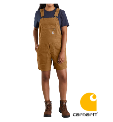 Carhartt Womens RUGGED FLEX Canvas Shortall