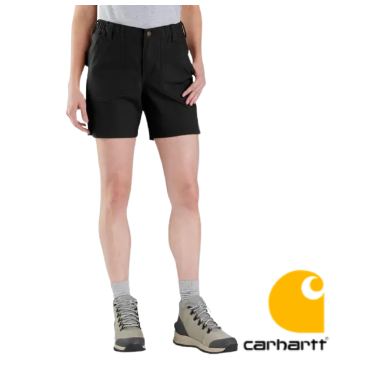 Carhartt WOMENS Relaxed fit canvas work short (BS5730) **NOW $100.00**