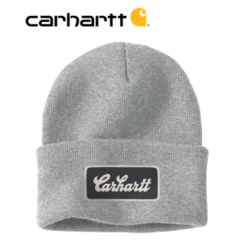 Carhartt Knit Cuffed Script Patch Beanie