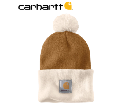 Carhartt Knit Pom Cuffed Beanie