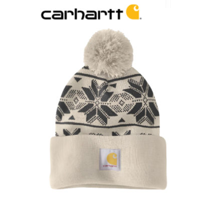 Carhartt Knit Pom Jacquard Beanie