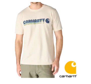 **NEW** Carhartt Irvine Relaxed Layered Logo T-Shirt
