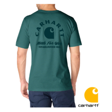 **NEW** Carhartt Irvine Relaxed Work Logo T-Shirt
