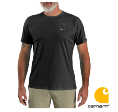 Carhartt MENS Force Sun Defender™ Lightweight Short-Sleeve Logo Graphic T-Shirt