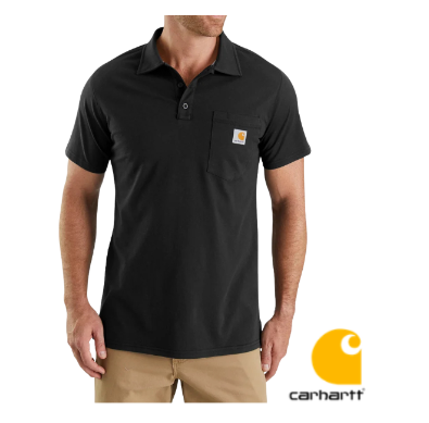 Carhartt FORCE Cotton Delmont Pocket Polo