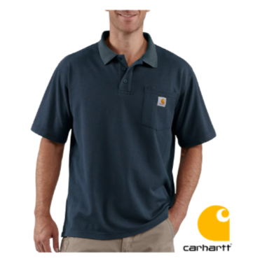 Carhartt Loose Fit Midweight Short-Sleeve Pocket Polo