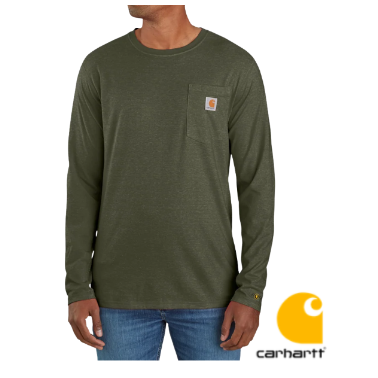 **NEW** Carhartt FORCE™ Relaxed Fit Long Sleeve T-Shirt