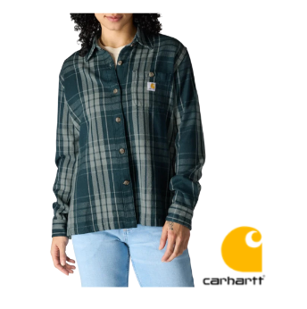 Carhartt WOMENS TENCEL™Fibre series Loose Fit Twill Plaid Shirt