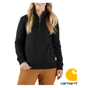 Carhartt WOMENS Tencel® Relaxed fit Half zip sweatshirt