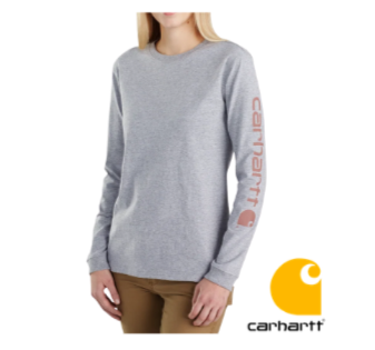 Carhartt WOMENS Loose fit heavyweight Long sleeve Graphic T-Shirt