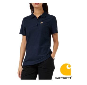 **NEW** Carhartt WOMENS Relaxed fit Midweight Short Sleeve Polo