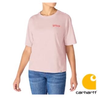 **NEW** Carhartt WOMENS TENCEL™ Fiber Series Loose Pennant Flag T-Shirt