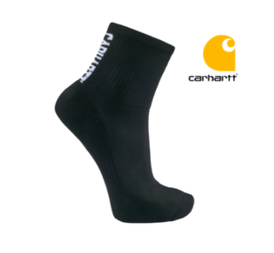 Carhartt FORCE Midweight Logo Short Crew Sock 3 pack