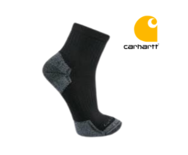 Carhartt FORCE Midweight Cotton Blend Quarter Sock 3 pack