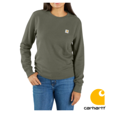 Carhartt WOMENS Tencel® Relaxed fit midweight French Terry Crewneck Sweatshirt