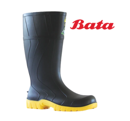 Bata Safemate 2 Gumboot Black/Yellow
