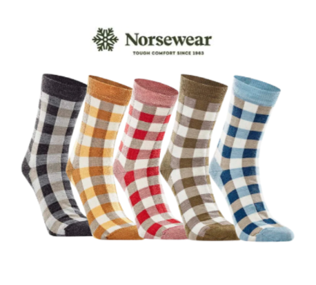 Norsewear Check Sock (Merino)