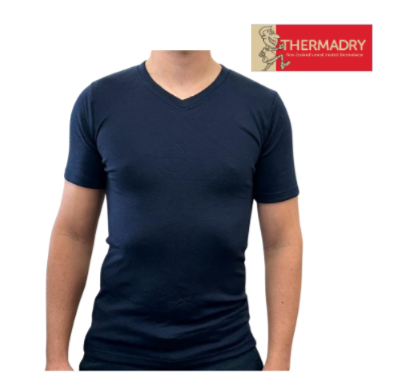 Thermadry  Short Sleeve Top  S42 (V Neck)