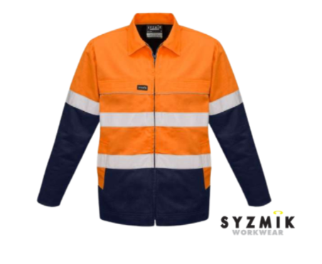 ZJ590 - Mens Hi Vis Cotton Drill Jacket
